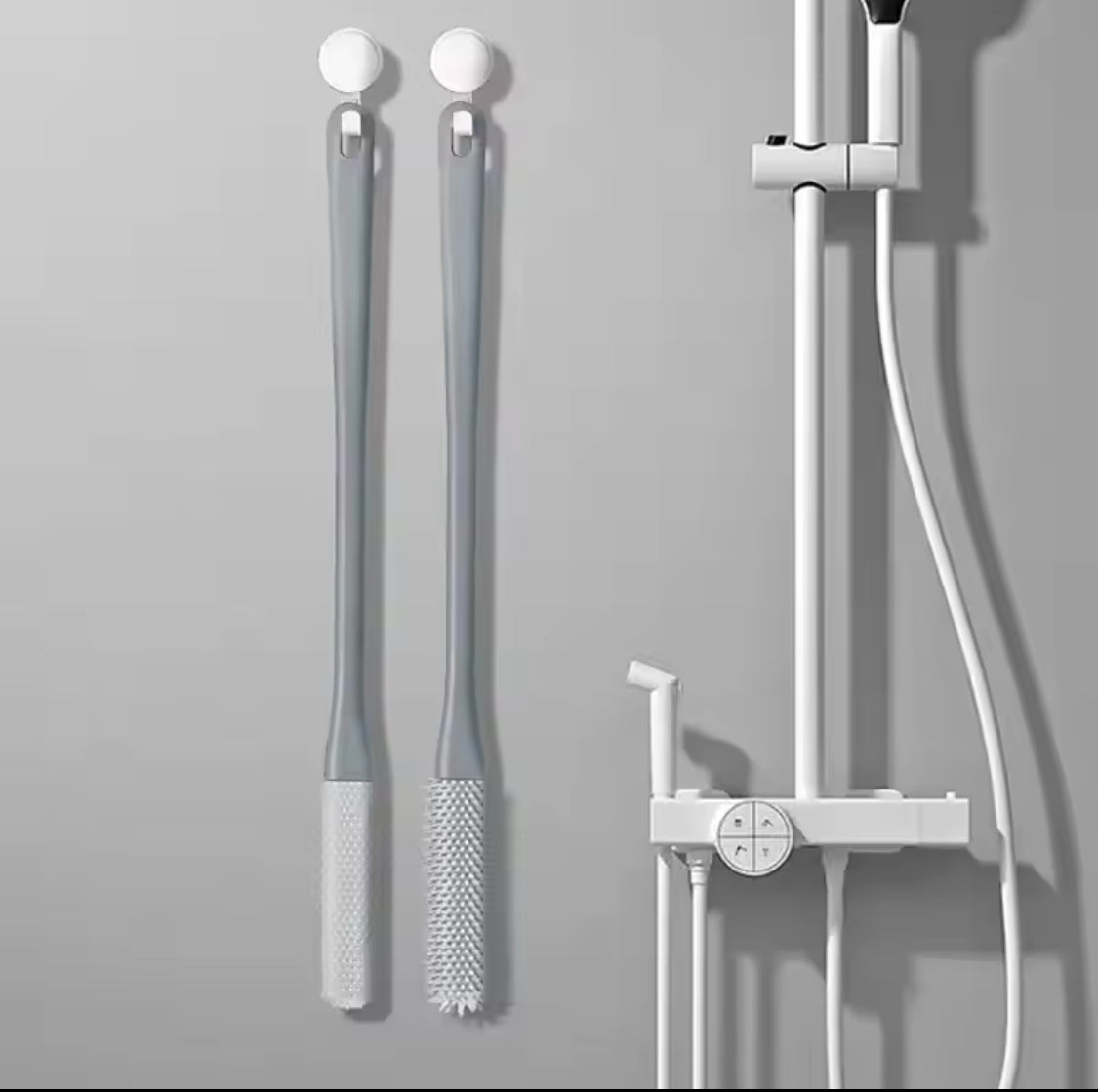 Long Handle Foot Washing Brush, Toe Cleaning Brush, Silicone Foot Cleaning Tool Long Handle Foot Washing Brush, Toe Cleaning Brush, Silicone Foot Cleaning Tool